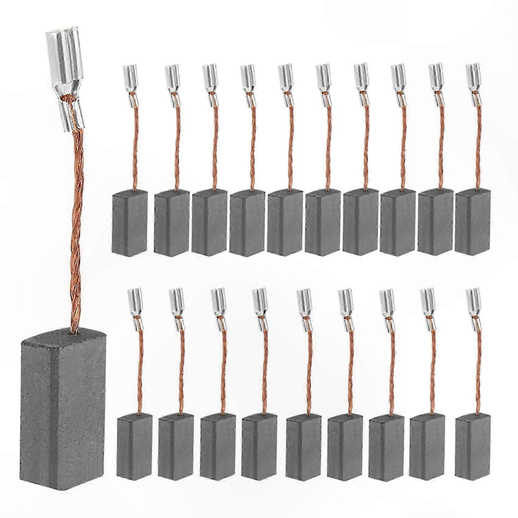 Carbon Motor Brushes 20 Pack, Replacement for Angle Grinder and Power Tool Repairs
