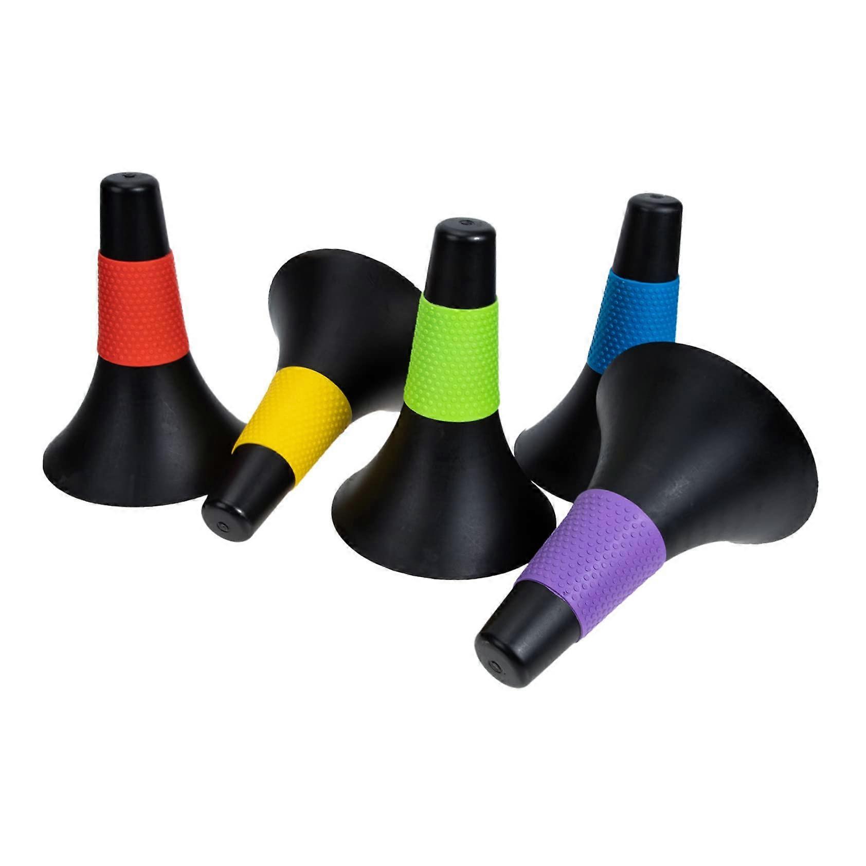 Soccer Training Props 5-Piece Set Durable Plastic Cones For Soccer Practice