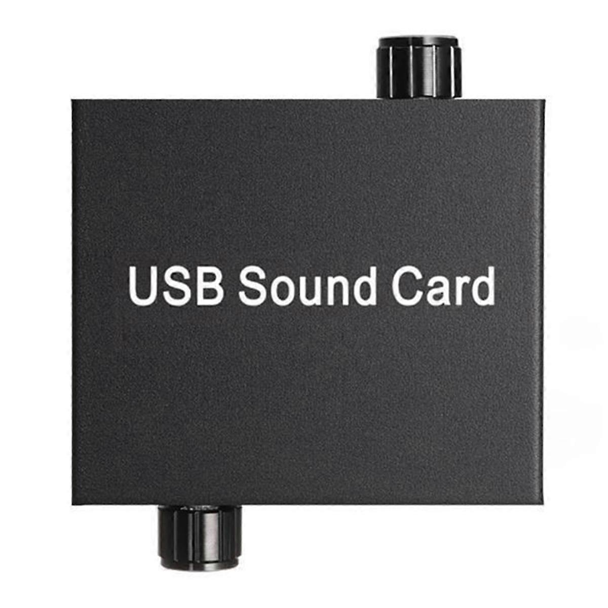 USB Sound Card for Laptop Earphone Microphone Sound Card USB External
