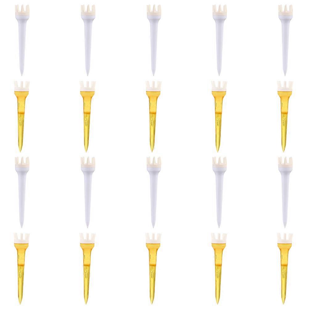 High Golf Ball Tees Plastic Golf Accessories for 20Pcs Use