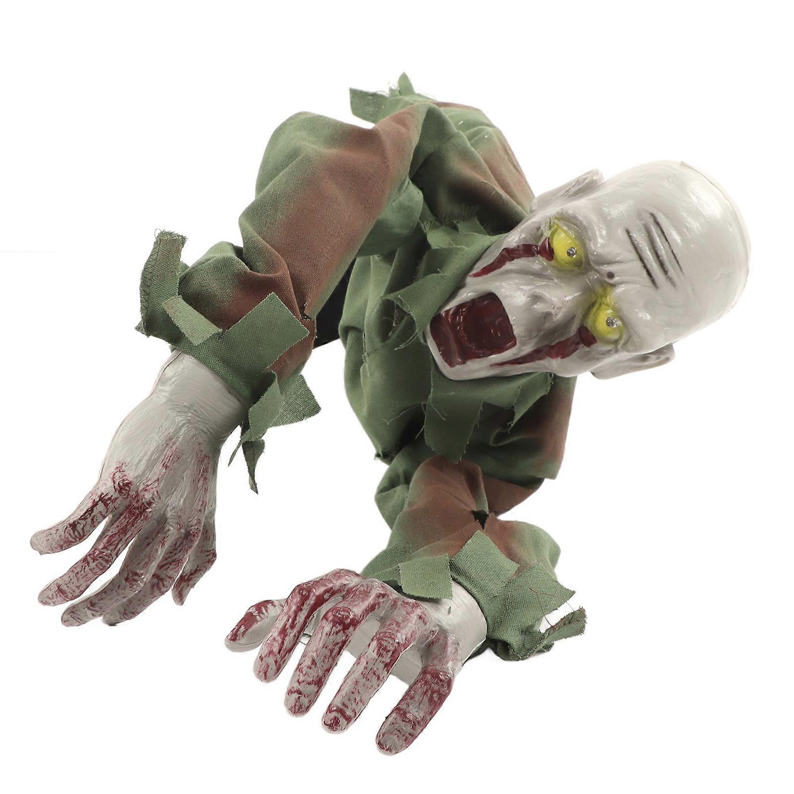 Giocattolo fantasma strisciante di Halloween con controllo vocale, 3 batterie AA alimentate a batteria
