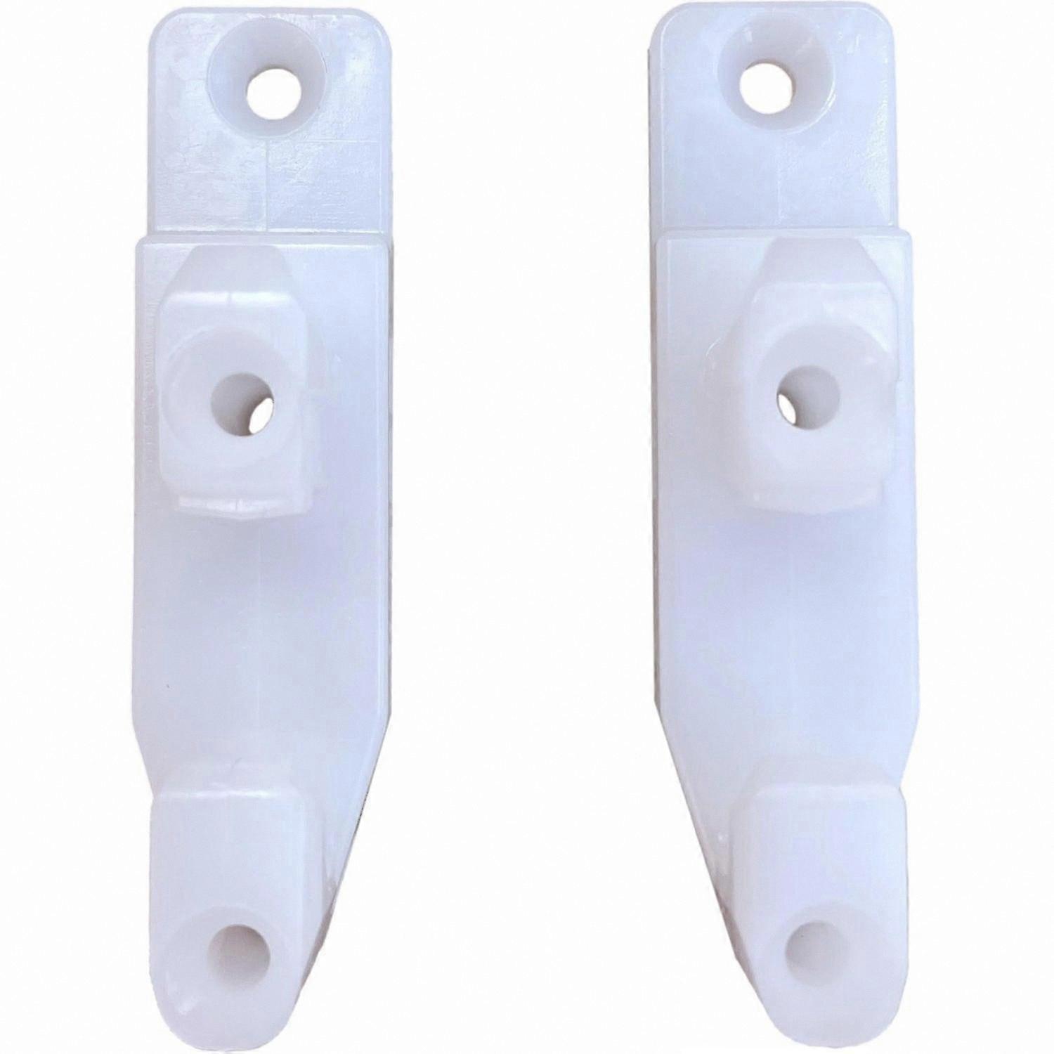 Cabinet Drawer Front Connector Bracket Pair - Screw-On Design for Easy Installation