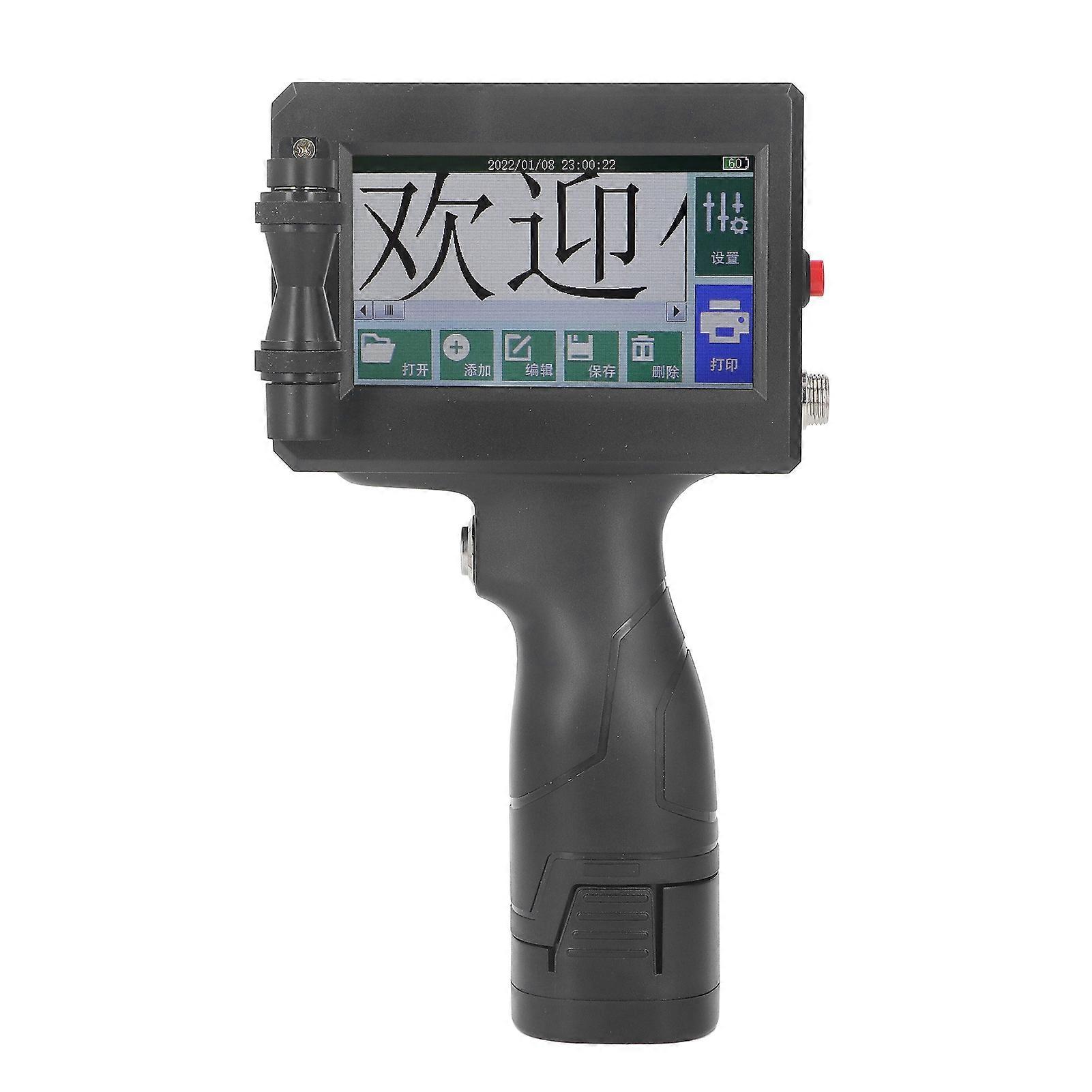 Handheld Inkjet Printer M90 4.3" HD Screen 42ml Ink UK Plug