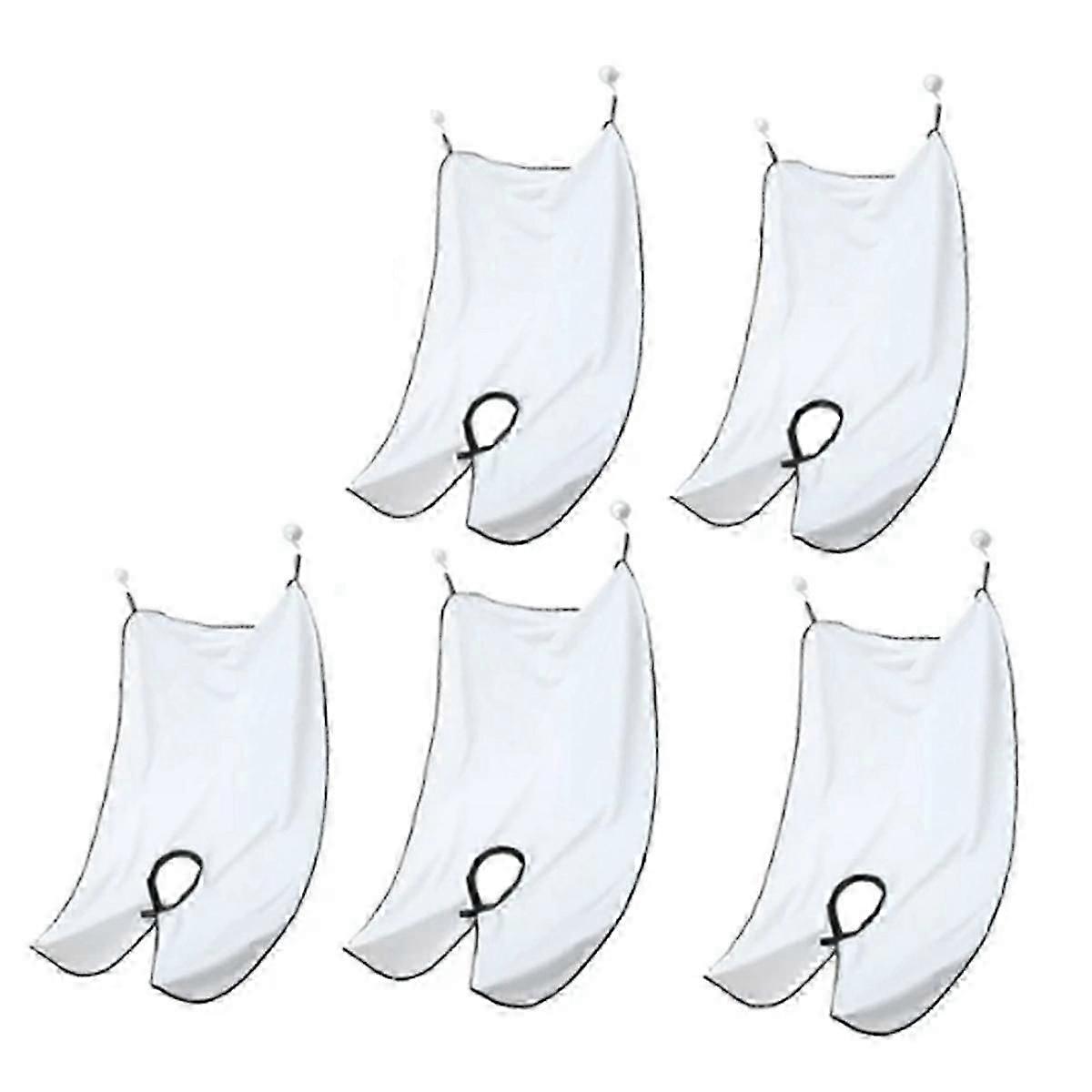 5PCS-Shaving Apron,Beard Hair Catcher for Men Shaving&Trimming Beard Cape Grooming Cloth Waterproof