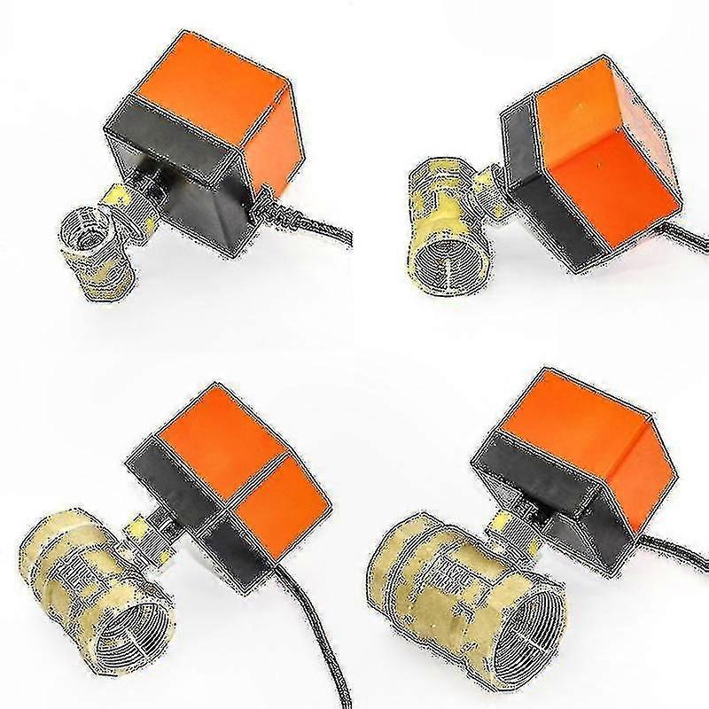 Electric Ball Valve with 3-Wire 2-Point Control, Brass Body, Multiple Sizes (1/2"-2"), 12V/24V/220V Motorized Operation