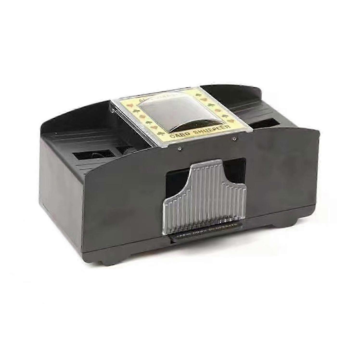 automatic shuffling device for 2 to 4 decks on the go