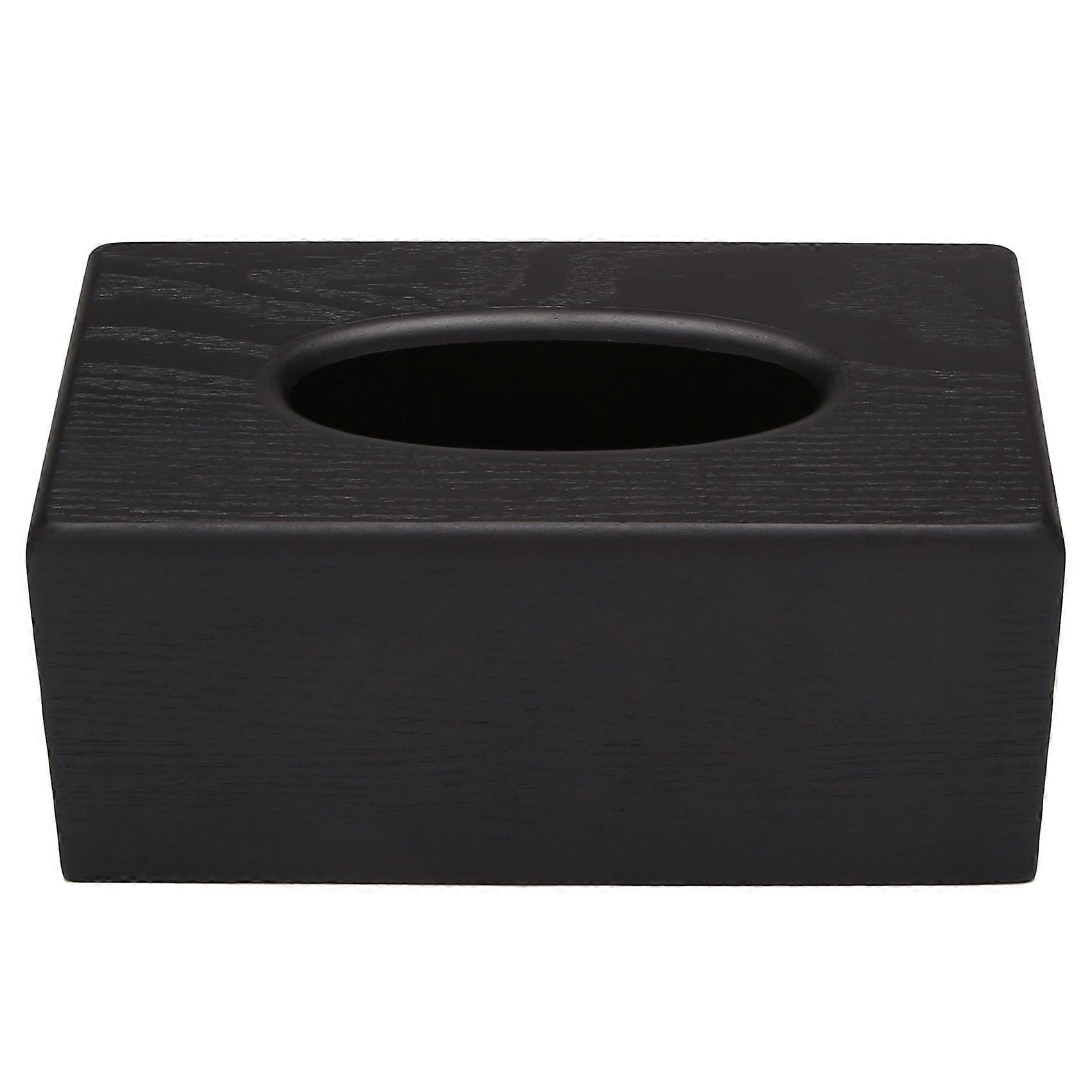 Tissue Box Wood Rectangular Tissue Box Natural Wood Tissue Box for Living Room Bedroom Kitchen