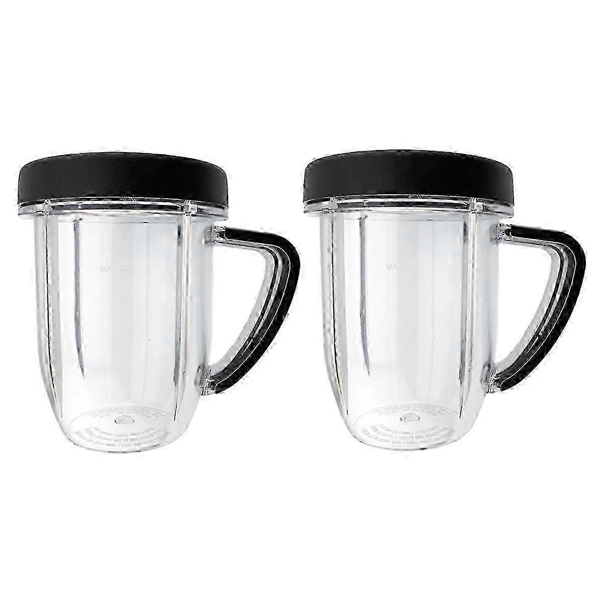 Replacement 30 Ounce Cup Jar with Handle Mug with Lip Ring Part, Compatible for RX 1700W -301, 2 Pa js