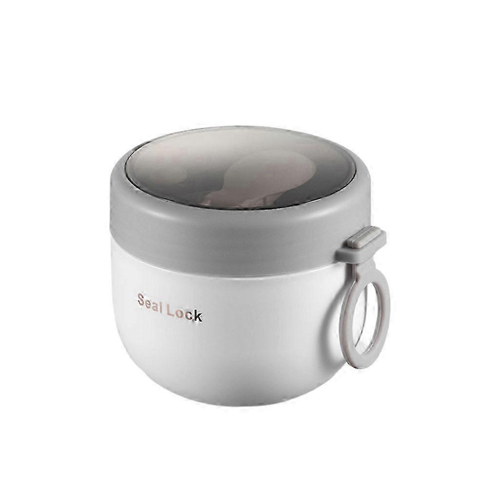 600ml Breakfast Cups Cereal Nut Yogurt Salad Soup Cup Container With Fork Thermal Microwave Food Storage Bento Box Lunch Box 2025