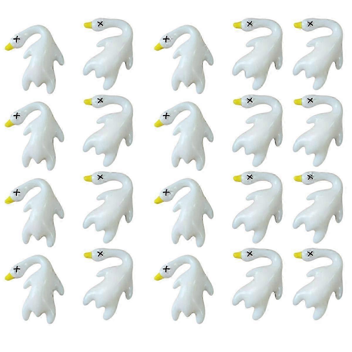 Color-Changing Roast Duck Car Accessory - UV Temperature Indicator Rearview Mirror Decor