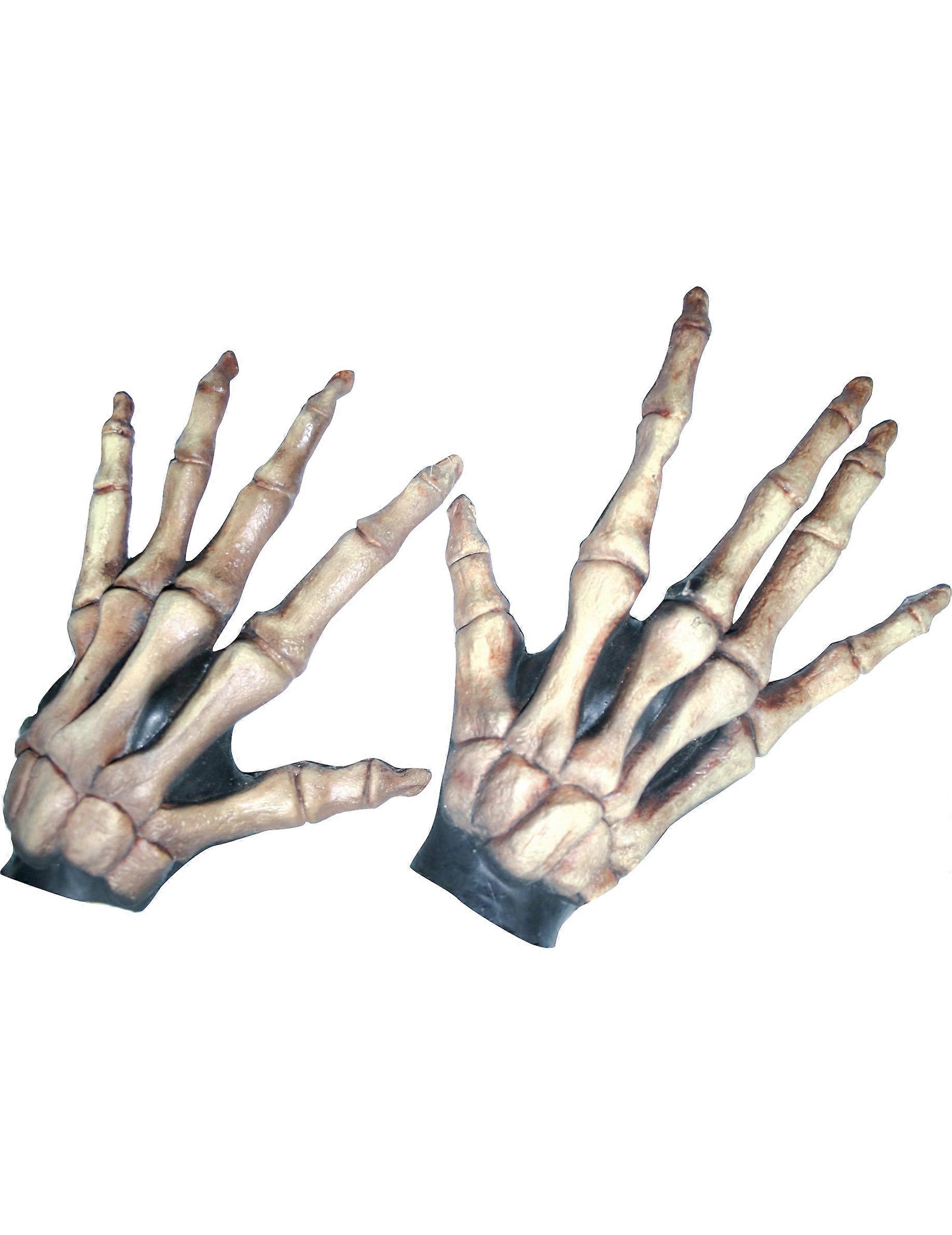 Children's Halloween Skeleton Bone Short Gloves
