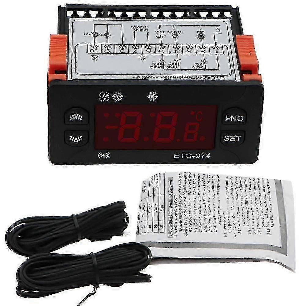 Microcomputer-Controlled Refrigeration Thermostat with Alarm for 220V Etc-974 Model