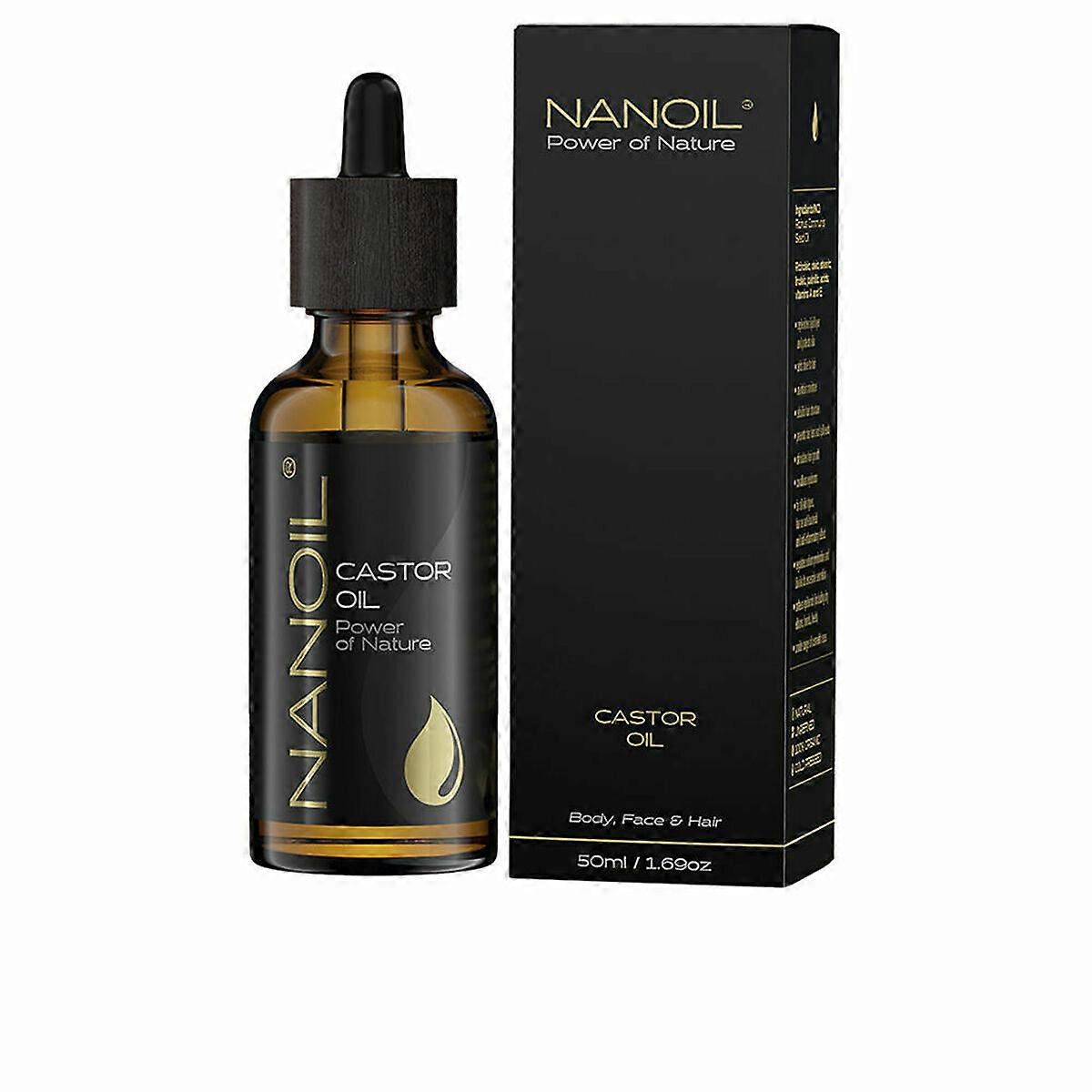 Ulei intensiv regenerant Nanoil Power Of Nature Ulei de ricin 50 ml (50 ml)
