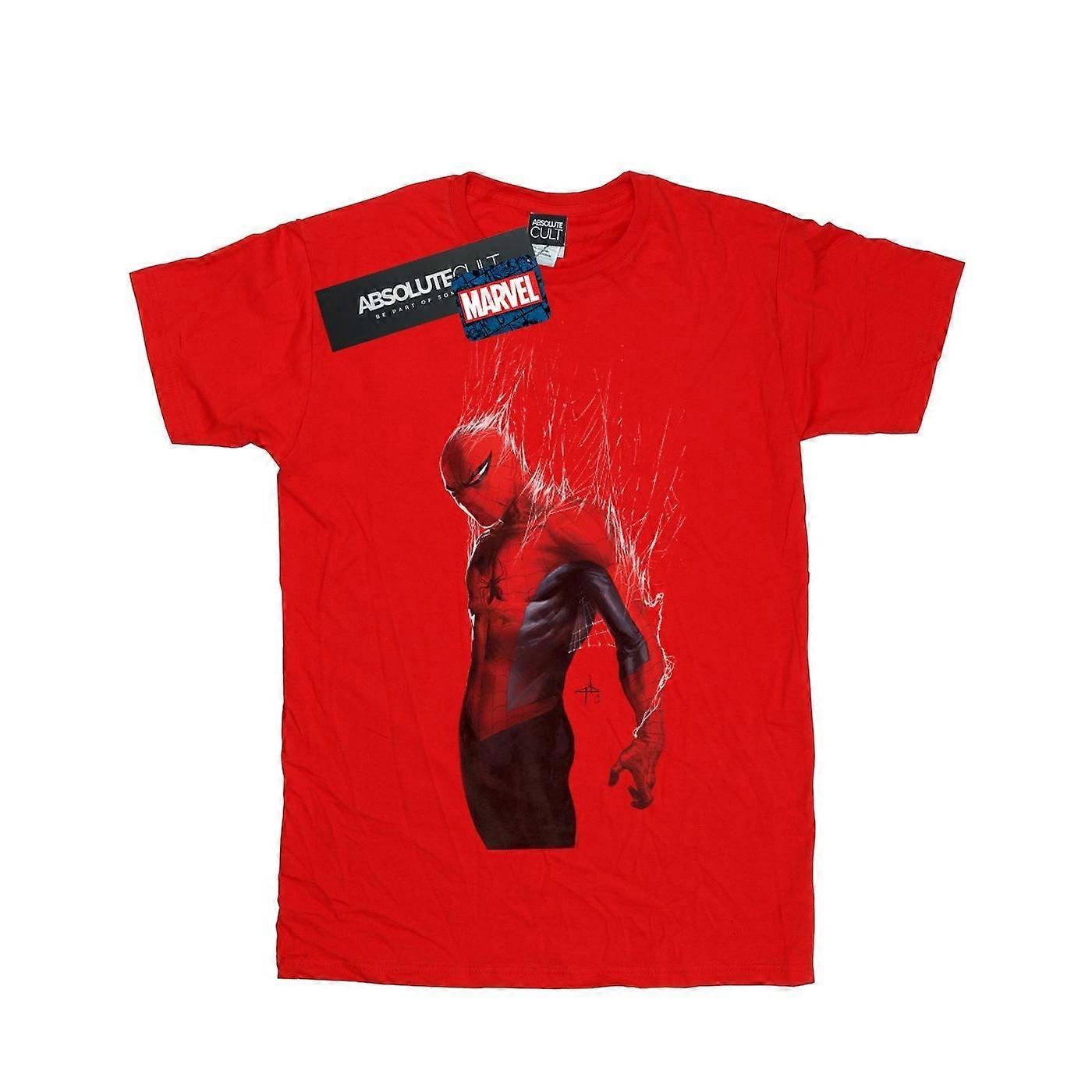 Marvel Uomo Spider-Man Web Wrap Maglietta