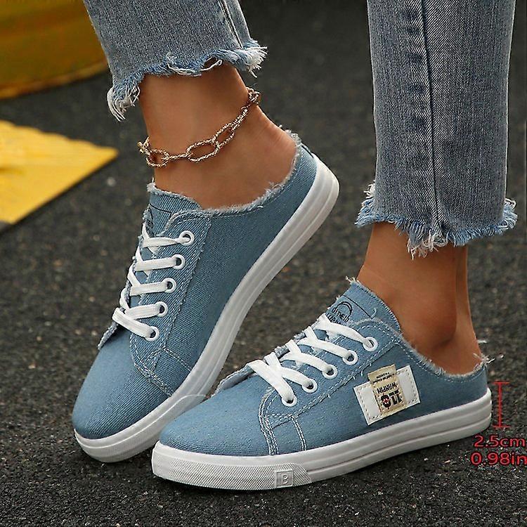 Spring canvas shoes for female students 2025 all-match Harajuku canvas white shoes flat shoes sneakers