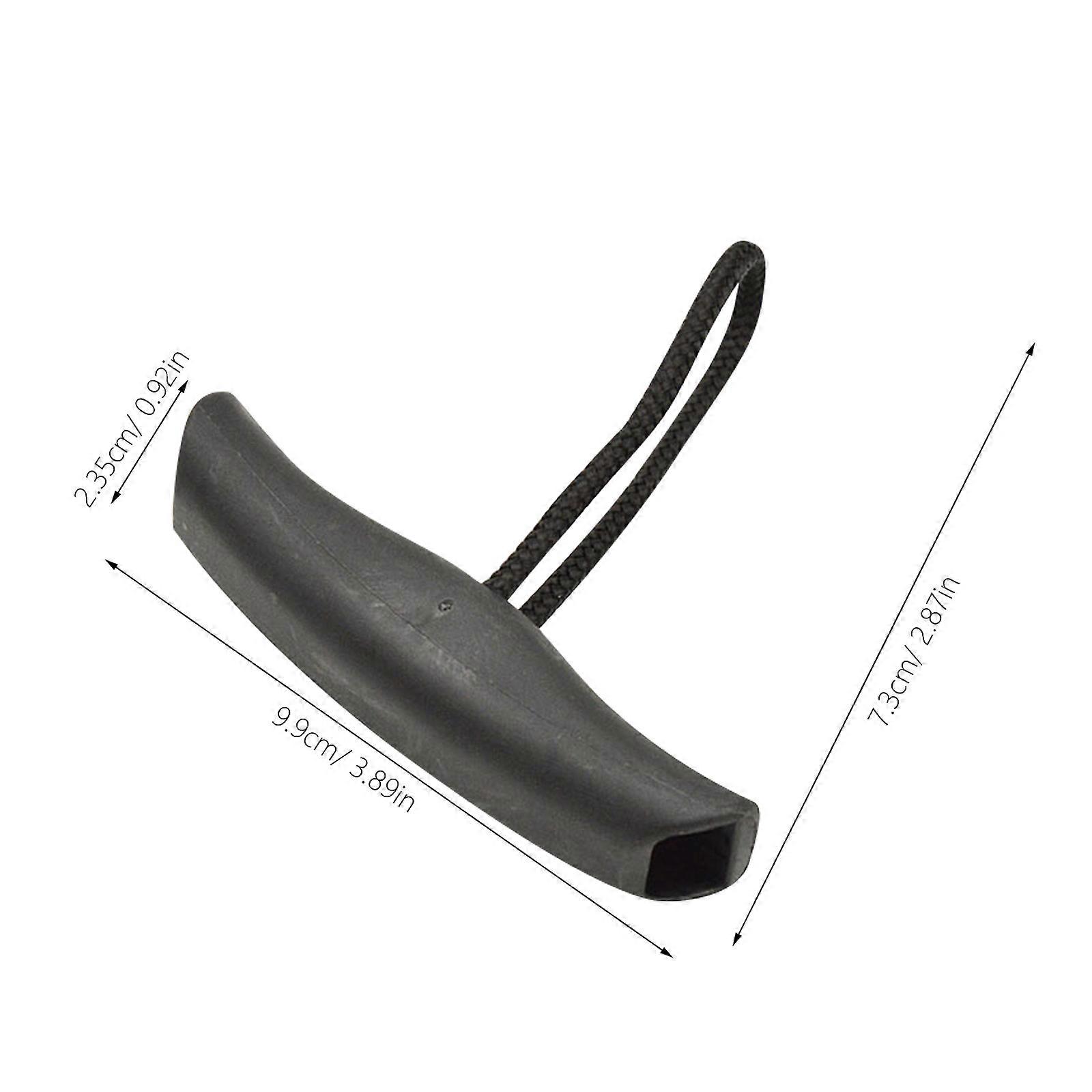 Canoe Accessories Pull Handle Curved Handle Black Plastic Replacement Accessory 2Pcs