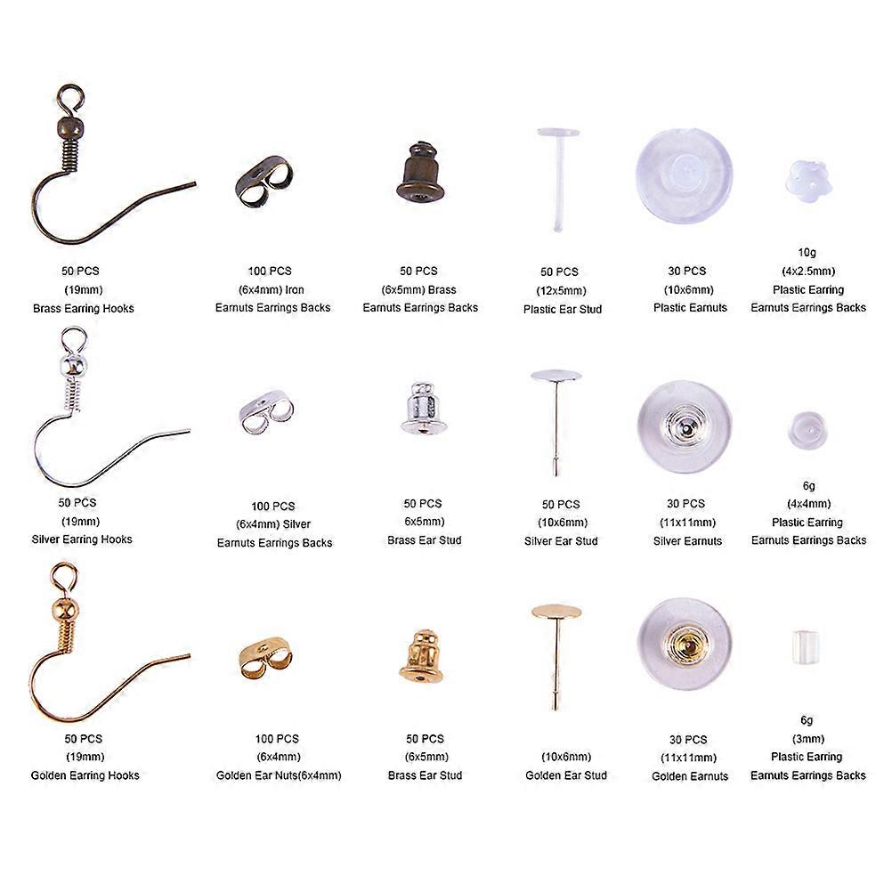 Earplug Ear Hook Materials for Decoration DIY Earrings Accessories 1Set