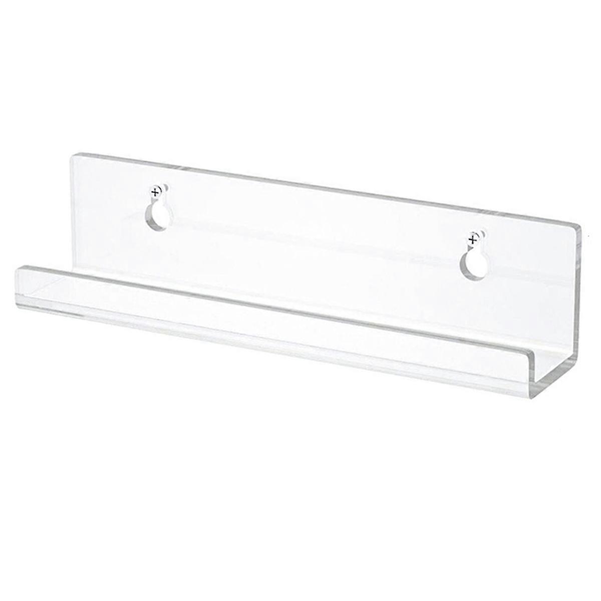 8PCS 1 inch Acrylic Record Display Stand Clear Wall Mounted