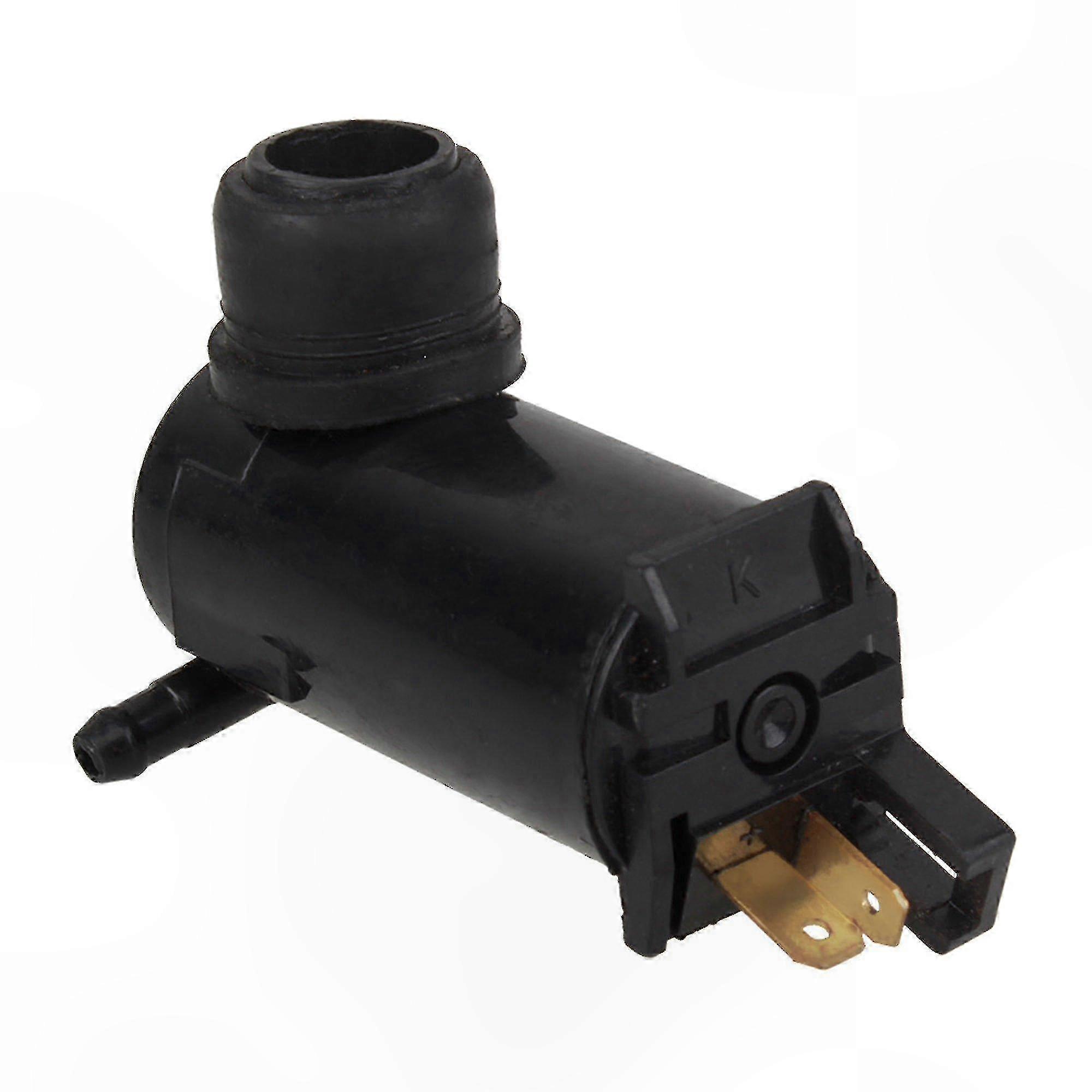 24V Car Windshield Washer Pump 85340-08010 Replacement, Black Plastic