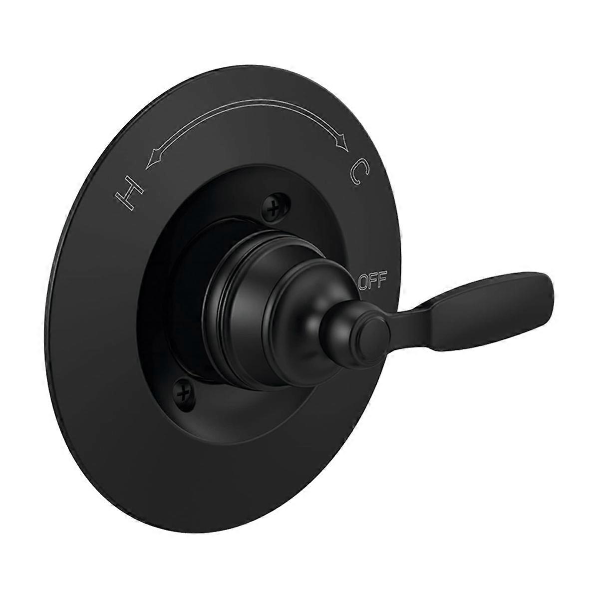 T14032-BL Matte Black Shower Handle, Metal, for Shower Trim Kit