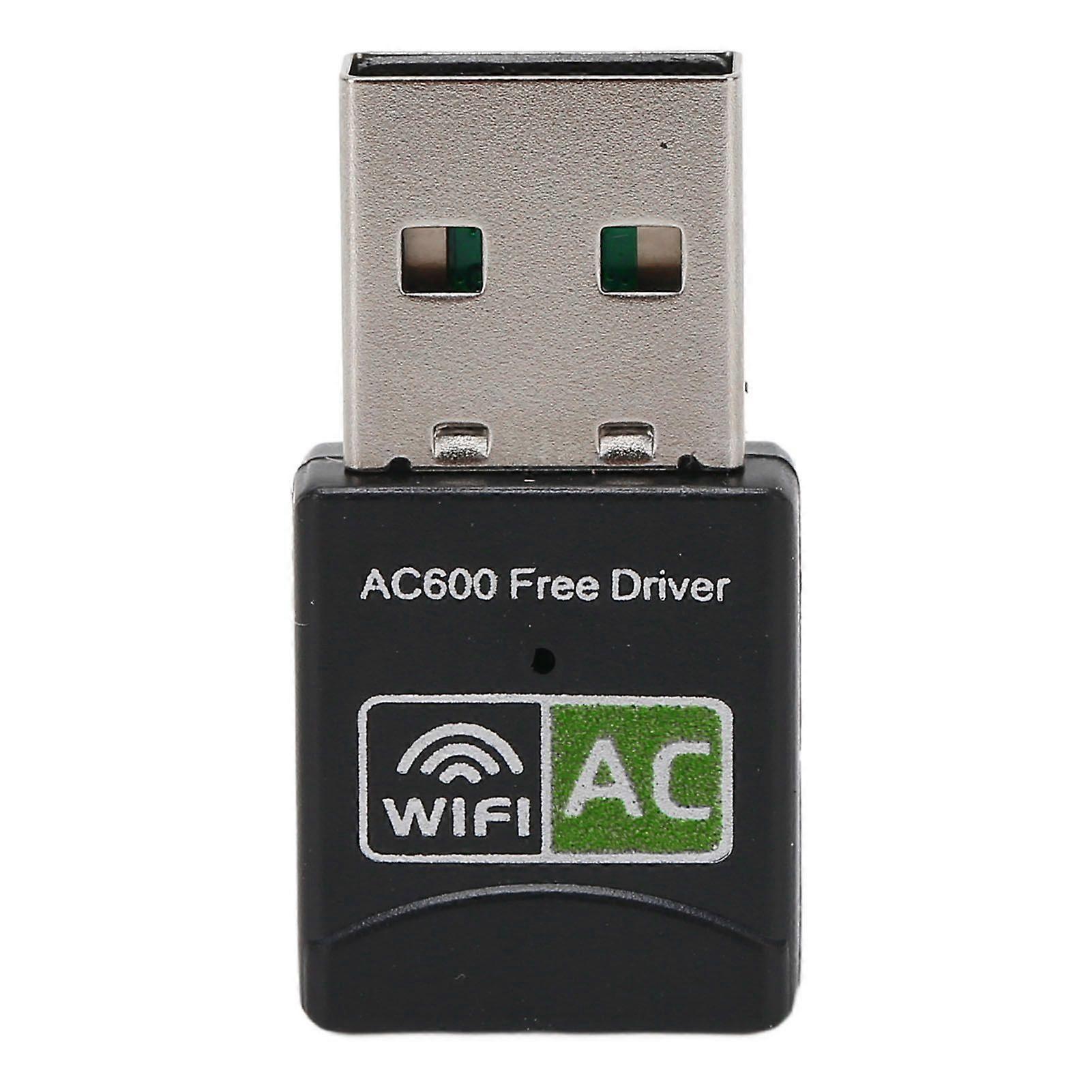 USB WiFi Adapter 600Mbps Dual Band 2.4G 5.8G Support AP Mode IEEE 802.11g Wireless Network Adapter for Laptop Desktop PC