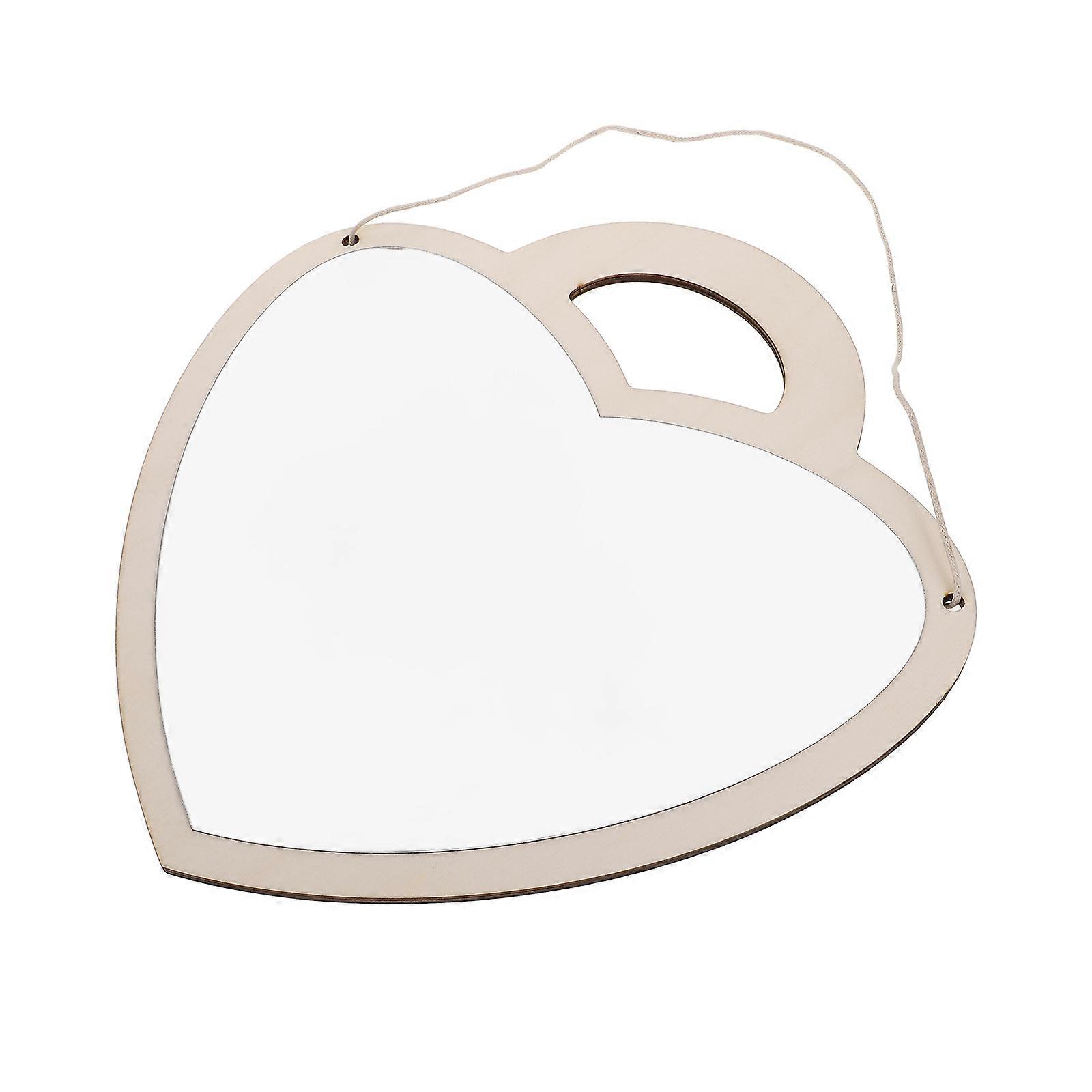 Wall Makeup Acrylic Mirror for Hanging 4Pcs Set in Ivory