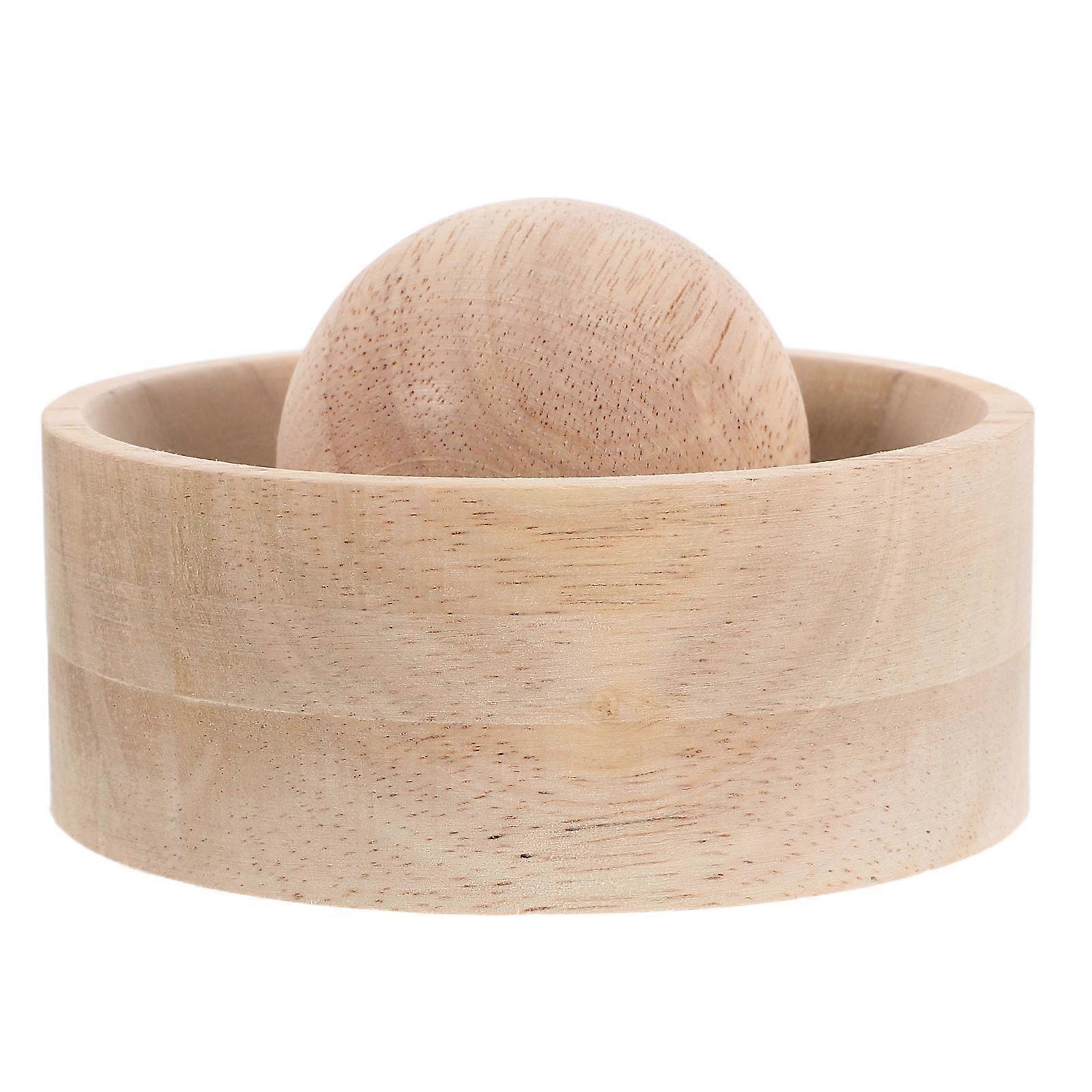 Kitchen Dumpling Maker Tool Wooden Press Manual for 2Pcs Dough Wrapping