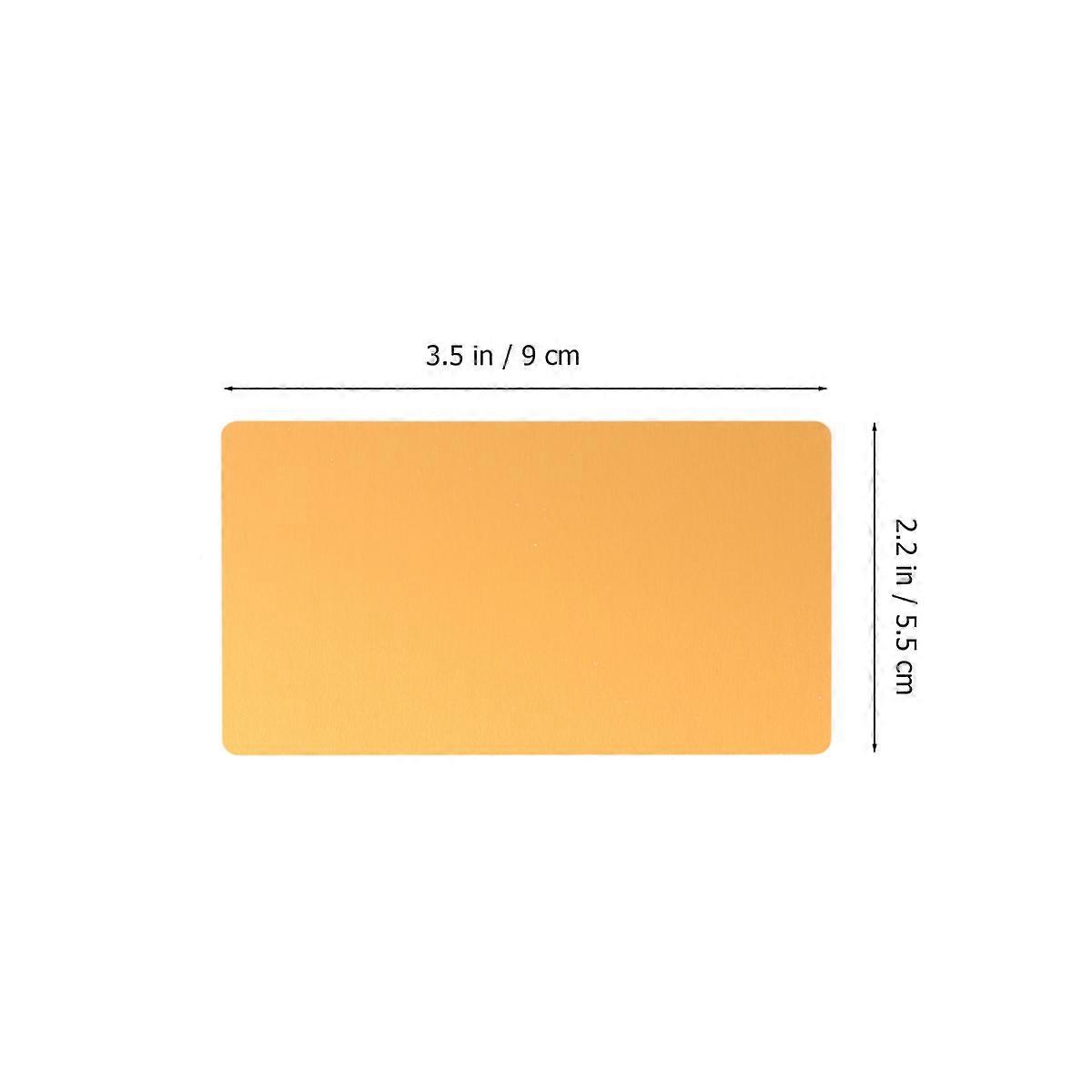 Anodized Business Card Blanks Standard Business Engraving 50Pcs