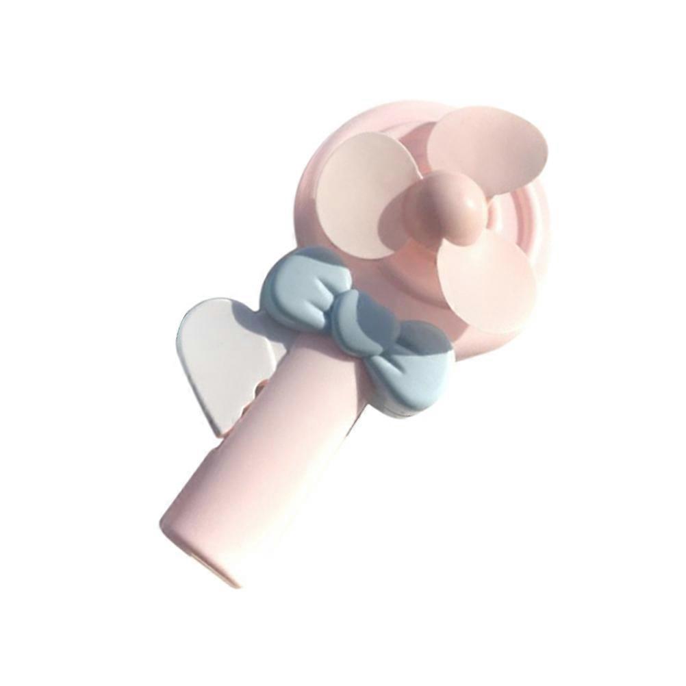 Hand-Held Fan Lollipop Shape Mini Fan for Office Use Portable 3Pcs Set