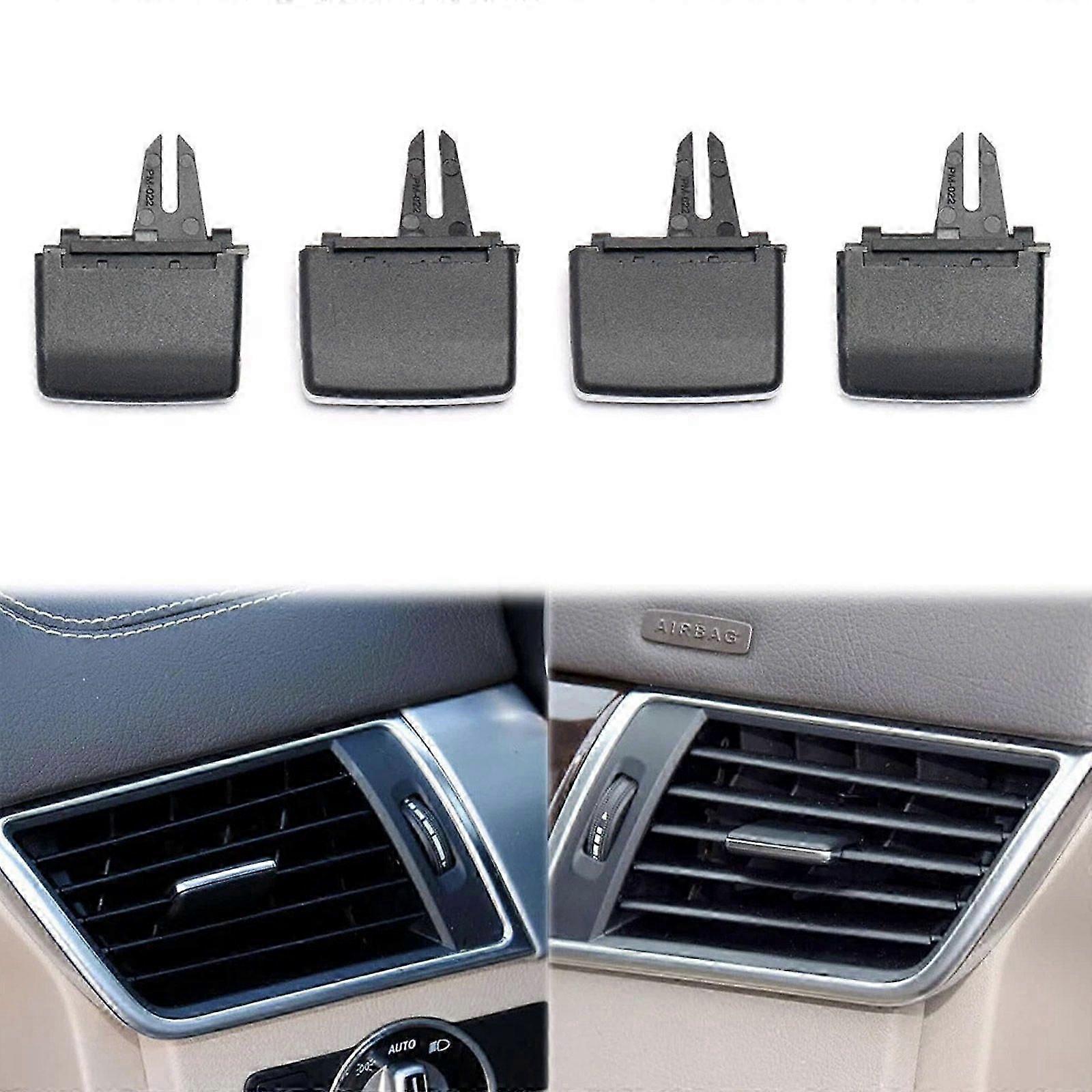 4x A / C Air Vent Outlet Tab Clip Kit لمرسيدس X166 W166 ML GL GLE A1668300254