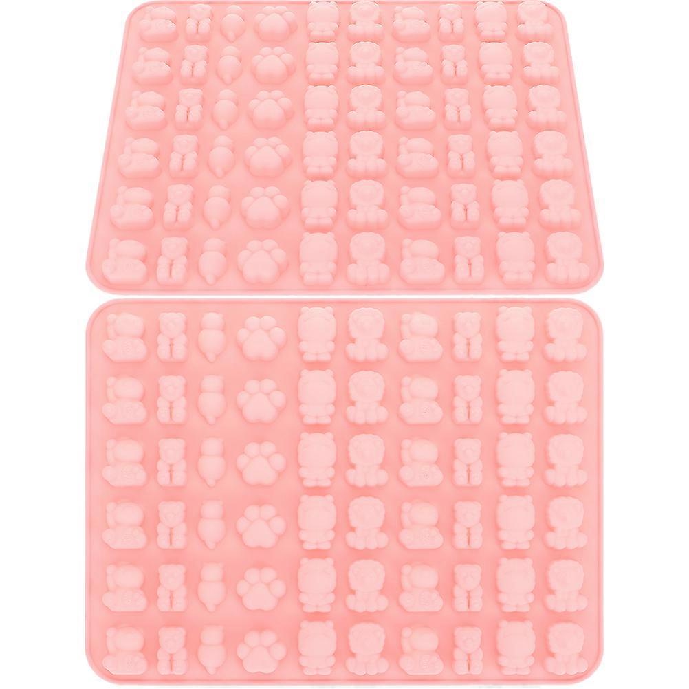 Baking Molds Non-Stick Silicone Chocolate Candy Mold For Creative DIY Baking At Home Featuring Smooth Surface And Reusable Design - 2Pcs