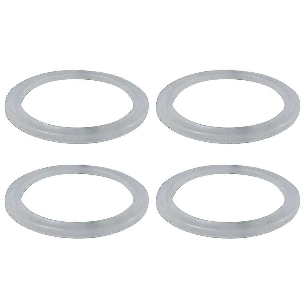 Practical Seal Ring for Insulation Cup Lid with 4Pcs Silicone Rings