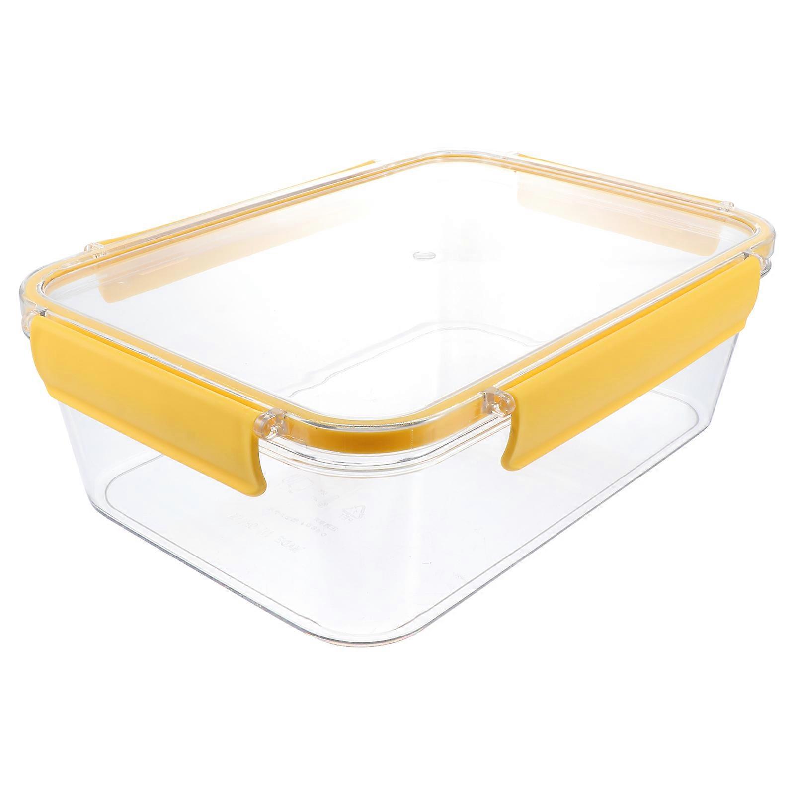 Food Storage Jar 1Pack Rectangle Container for Keeping Snacks Fresh and Reusable Plastic