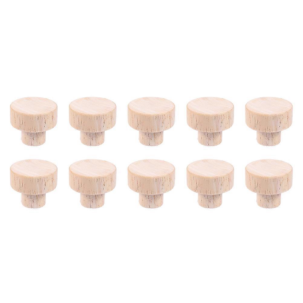 Wooden Pull Handle For Drawer Wardrobe Classic Delicate 3X3CM 10Set