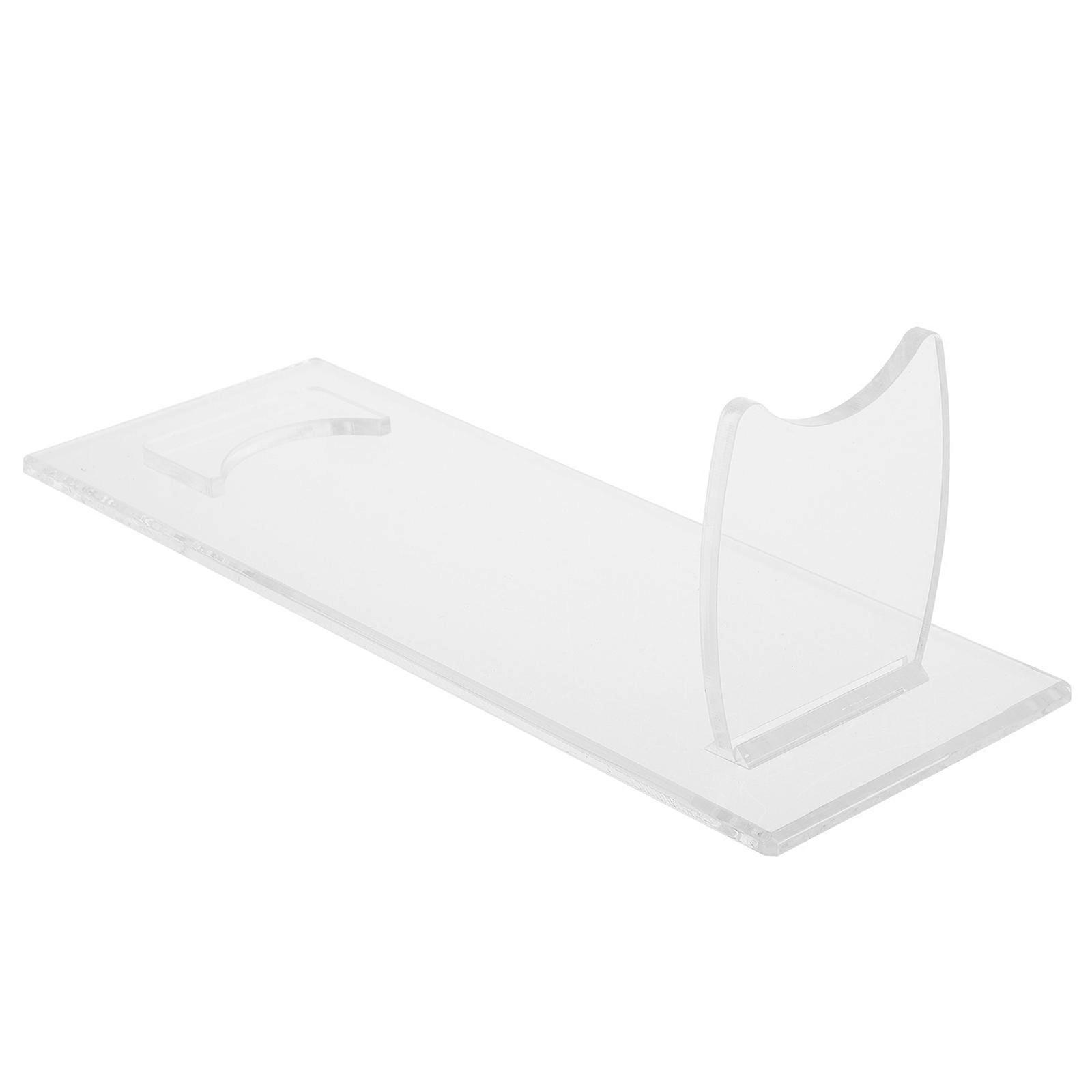 Acrylic Display Base Stand for Flashlight Storage 2Pcs Clear Holder
