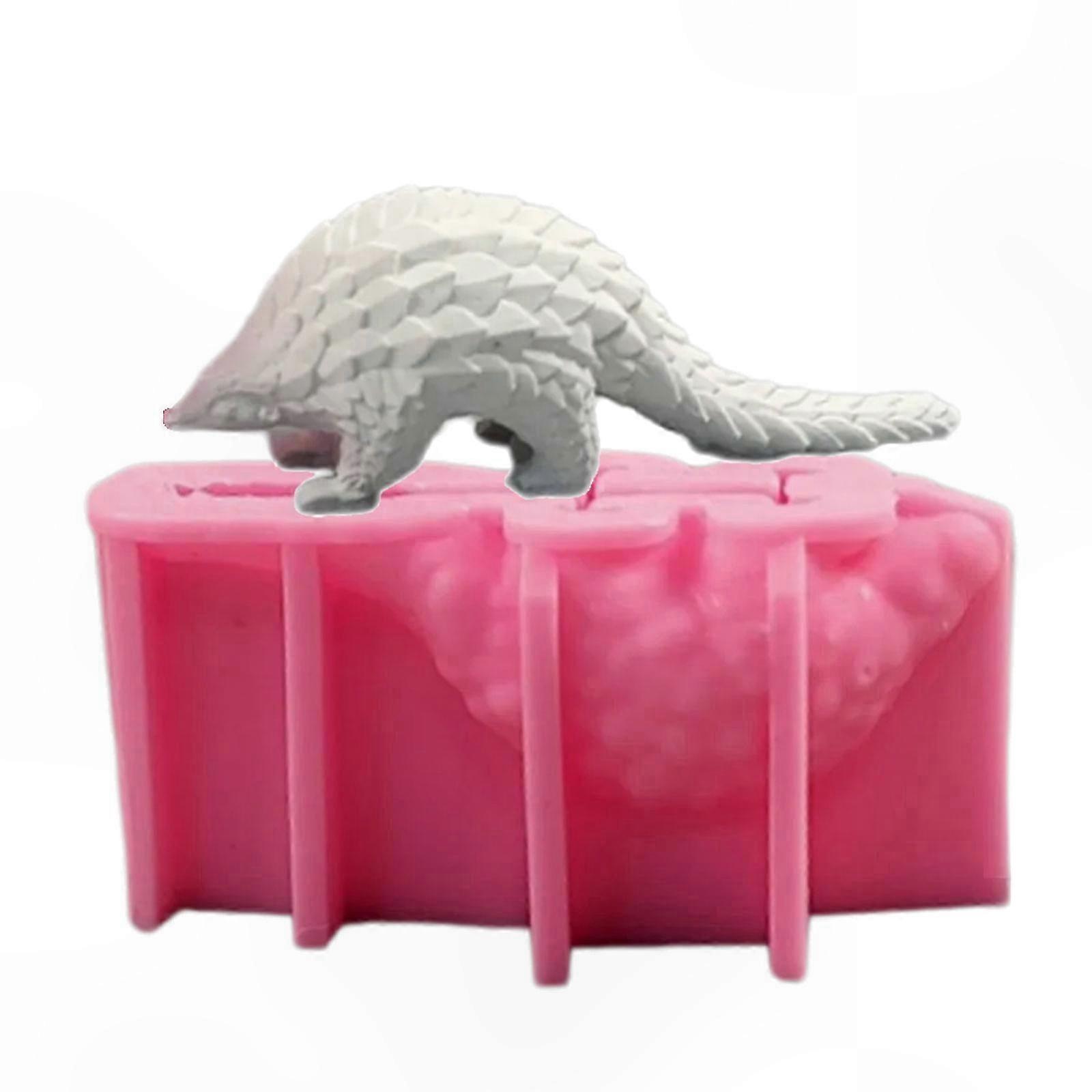 Silicone Mold for Pangolin-Shaped Crafts, Ideal for Plaster Ornaments, Candle, and Soap Making, Home Decoration Accessory