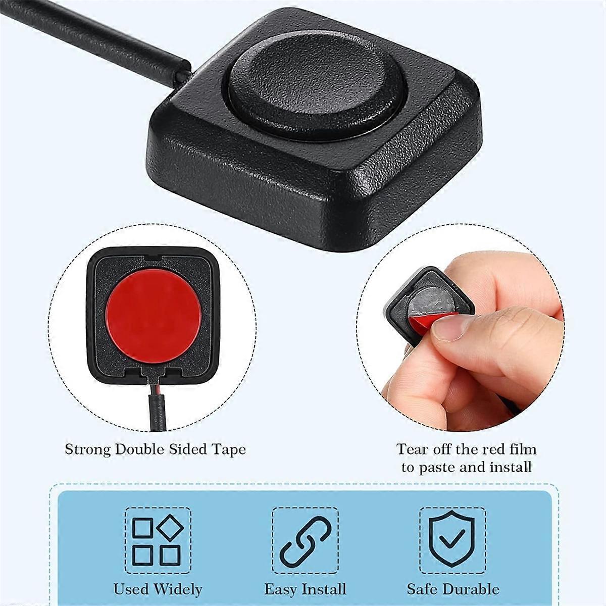 12V/24V Mini Momentary Push Button ON/Off Switch, Mount, Easy Installation for Electronic Experiment