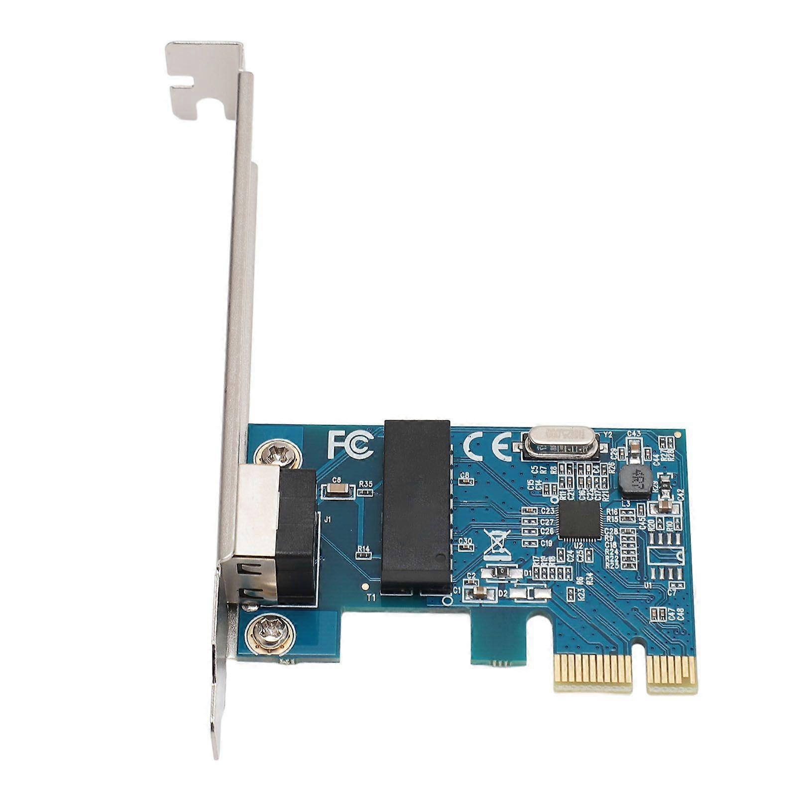 PC Network Card Single RJ45 Port Diskless Function PCIe Gigabit Ethernet Network Card for Desktop Computer
