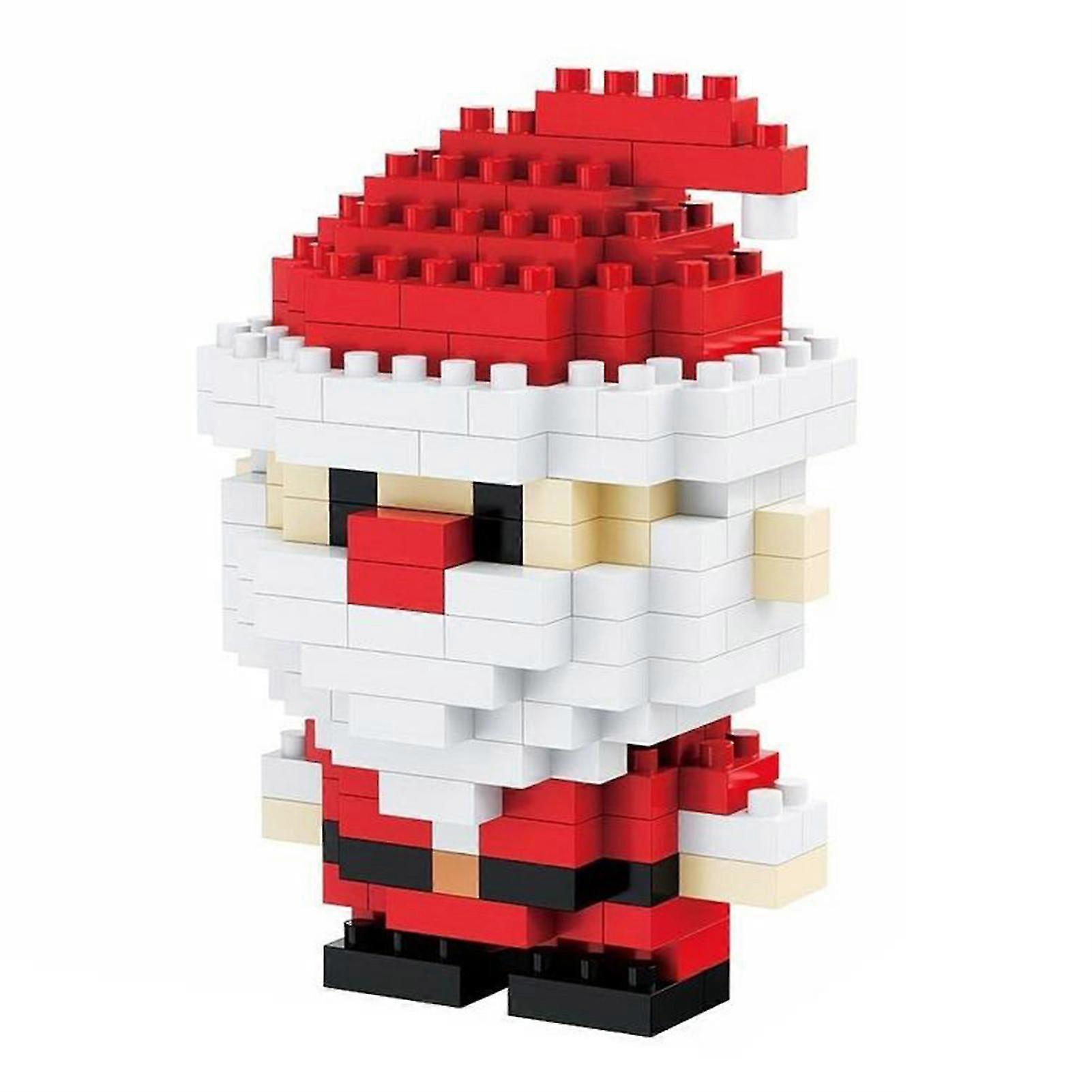 Christmas Santa Building Blocks Set Compatible with Lego Advent Calendar 2025 Stacking New Toys Holiday Present Box New Year Xmas Gifts