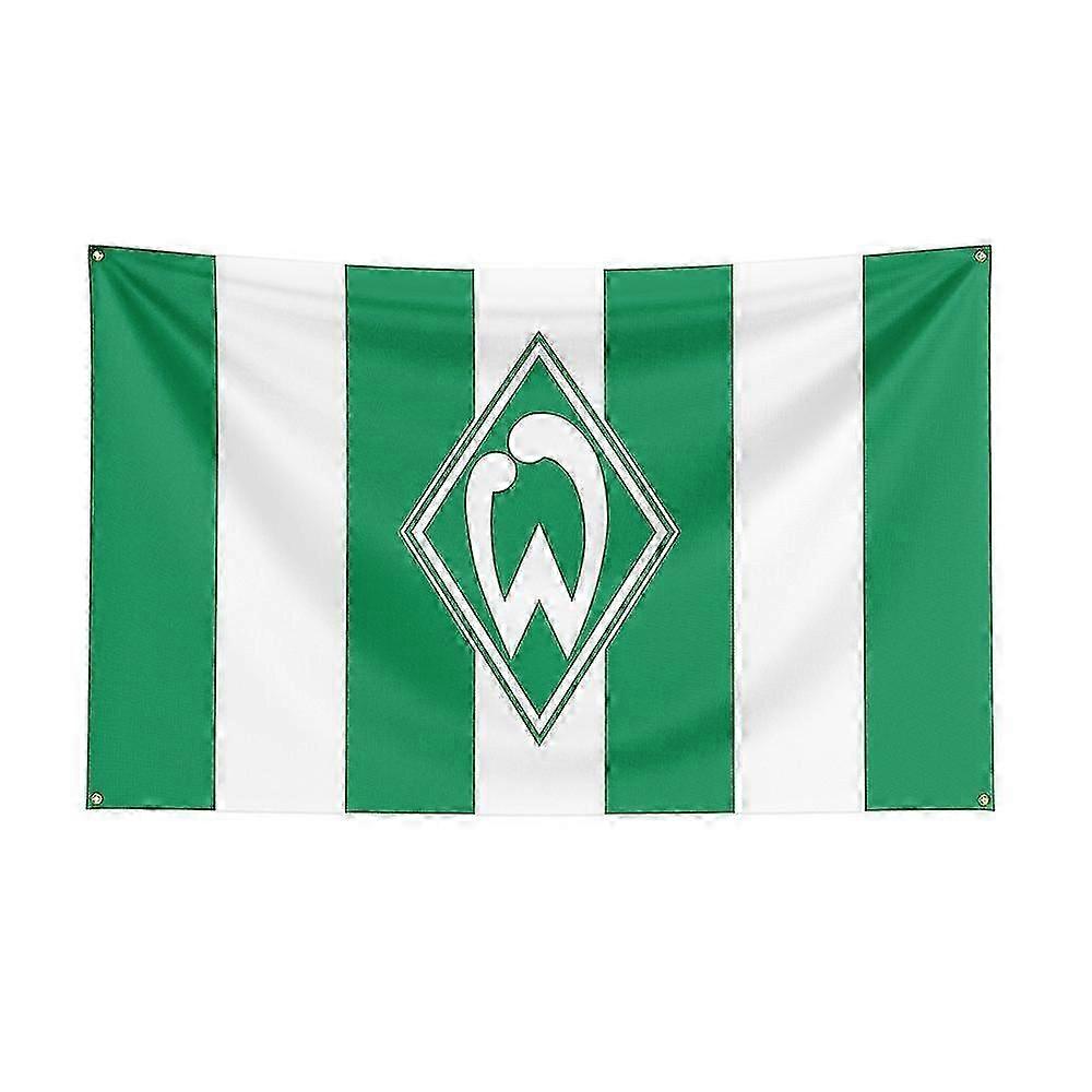 3x5 Sv Werder Bremen Bayrağı Polyester Baskılı Yarış Spor Banner Dekor-2025