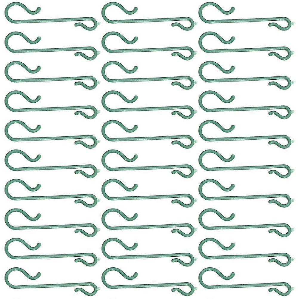 Christmas Tree Hooks 400Pcs Ideal For Festive Decoration Efficiently Hanging Christmas Ornaments In Green Plastic