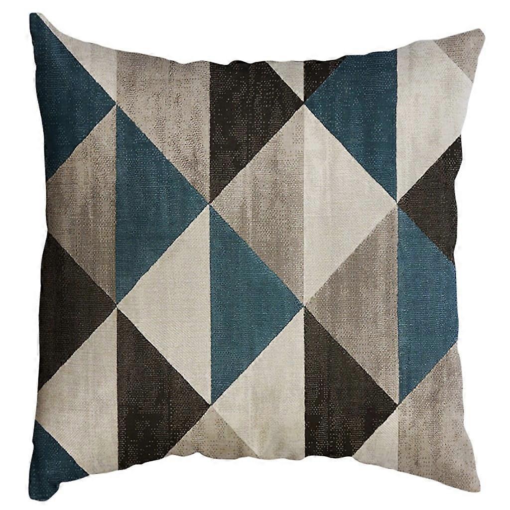 XIUH Home Textile Irregular Geometric Pattern Pillow Case Cushion Cover 60x60cm (C)
