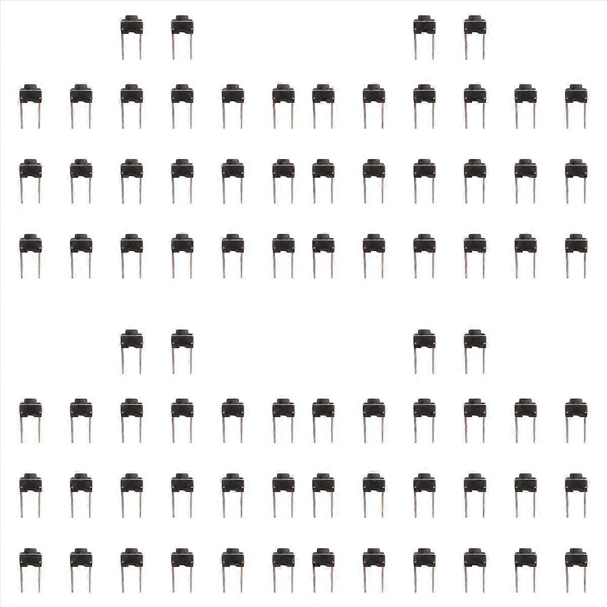 20 Pcs 6x6x5mm Momentary Tactile Tact Push Button Switch 2 Pin