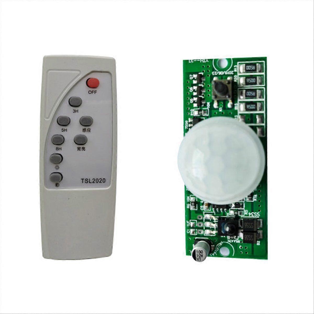 Solar Lamp Controller Circuit Board PIR with Remote Control 3.2V 3.7V