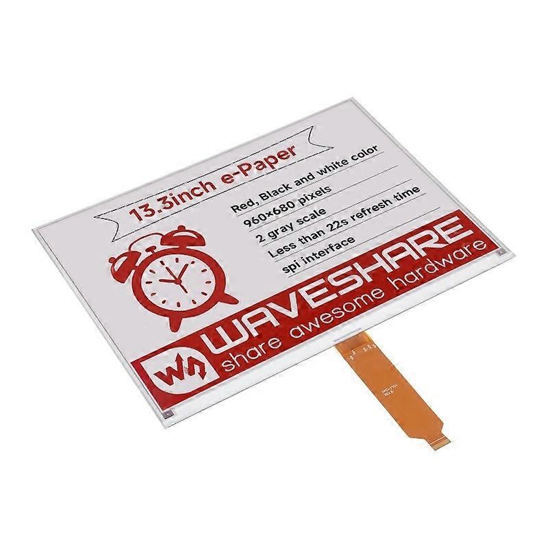 Waveshare 13.3inch E-Ink Display Nude Screen Version