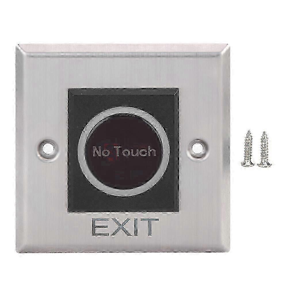 Infrared Sensor Switch NonTouch Access Control System Backlit Button DC12V