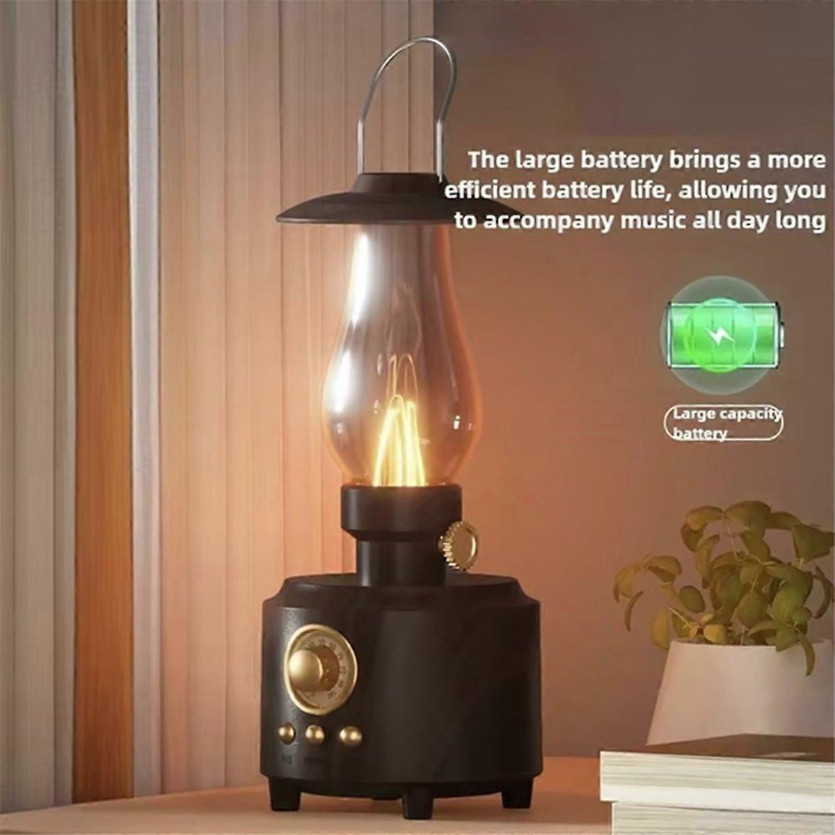 Classic Bluetooth Speaker Atmosphere Light Shocking Bass Sound Box