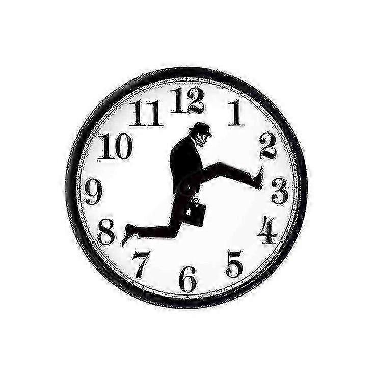 Inspirerande Silly Walk Design Väggklocka