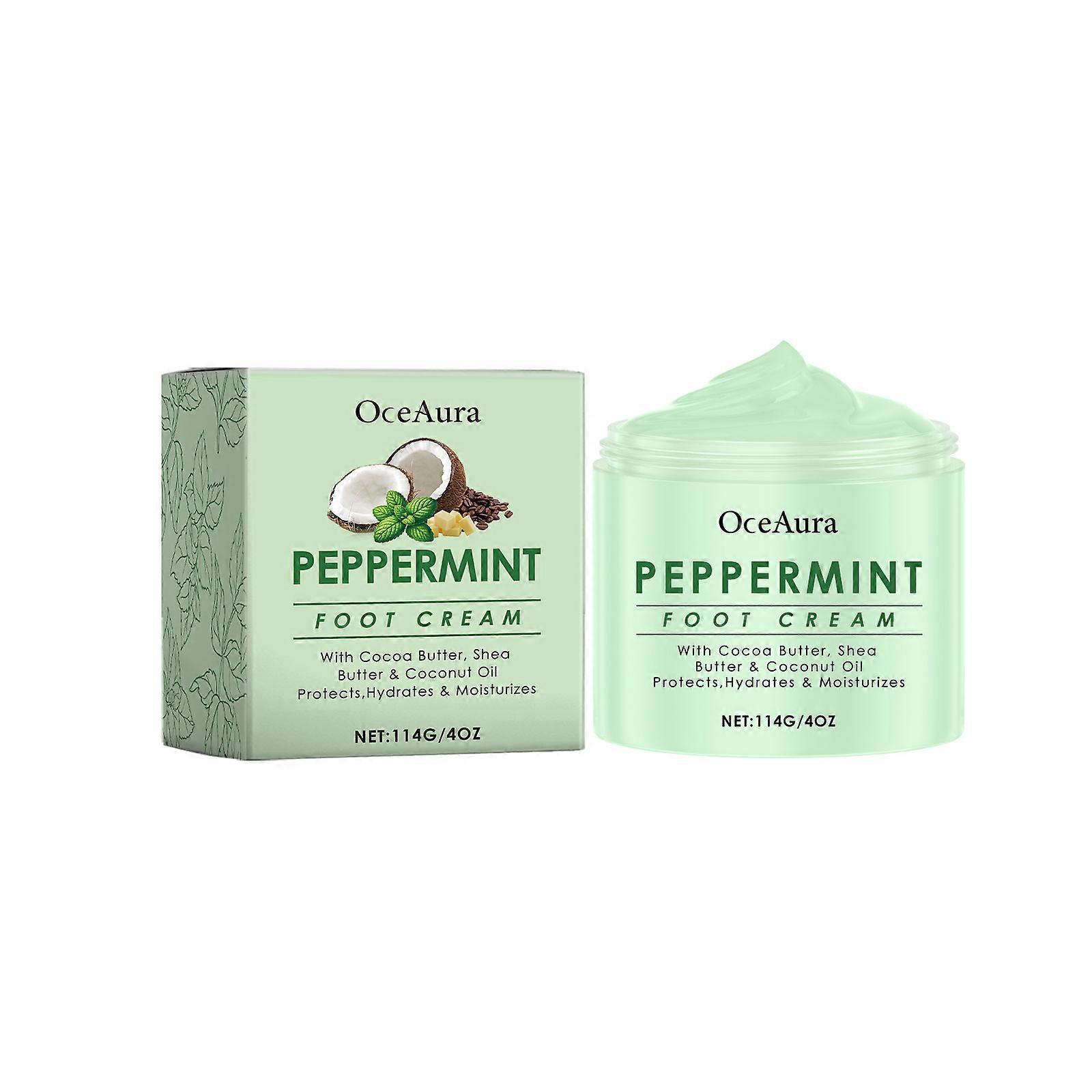 Mint Foot Cream Contains Shea Butter