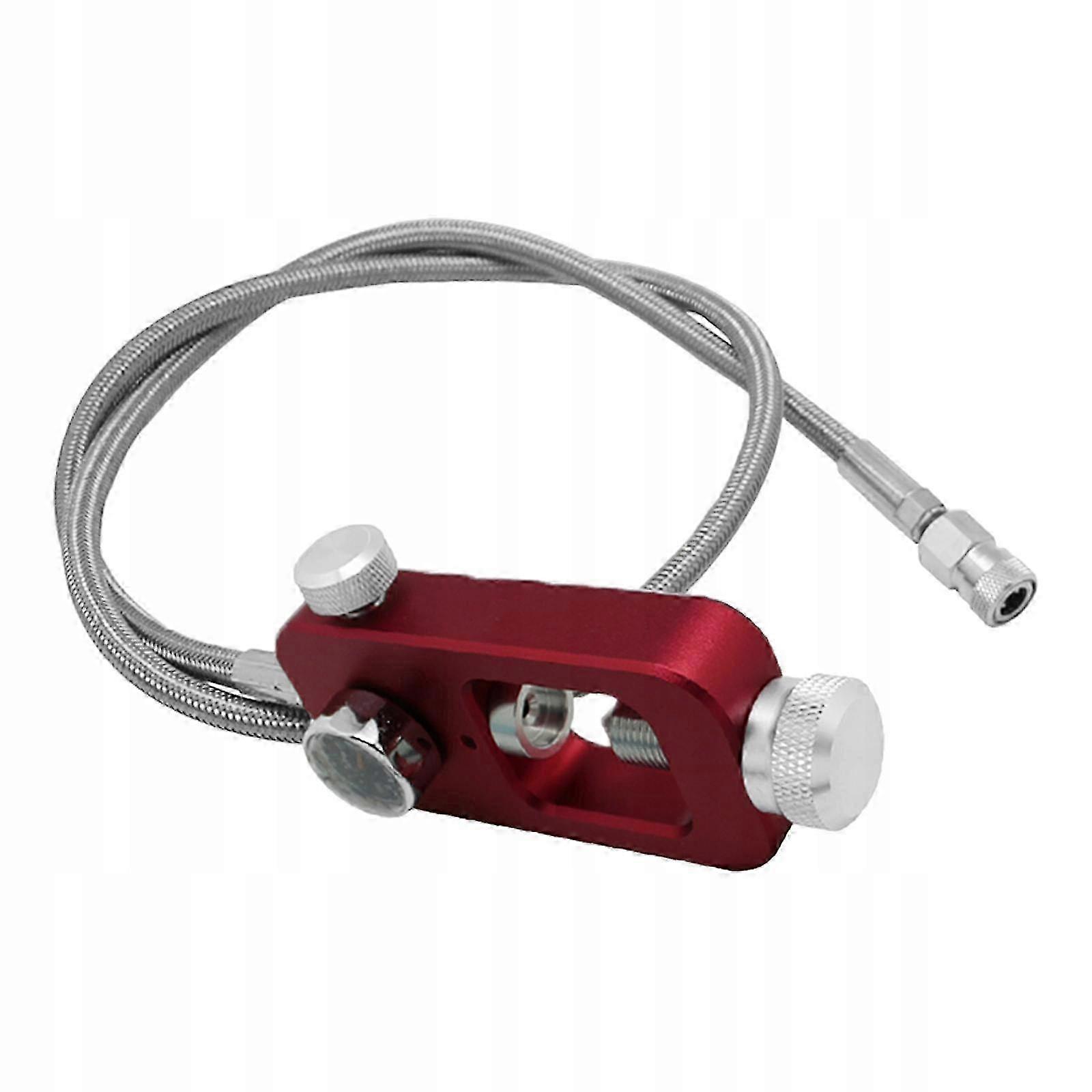 Cylinder With Valve. Hose For Filling The Diving Tank With